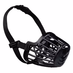 TRIXIE 17607, Dog, Basket muzzle, L/XL, Black, Monochromatic, Plastic