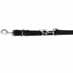 TRIXIE 18051, Dog, Training lead, Black, Tape, Leather, 2 m