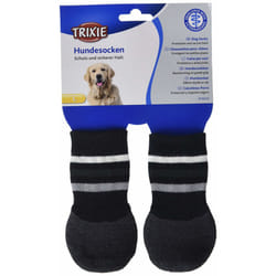 Trixie Non-Slip Socks for Dog, Large/X-Large, Black