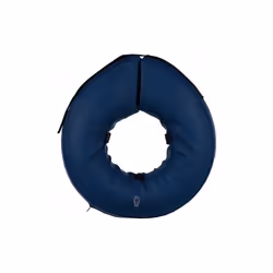 TRIXIE Protective Collar, Inflatable, Dog, Inflatable collar, Blue, Polyethylene, Polyurethane, Monochromatic, M-L