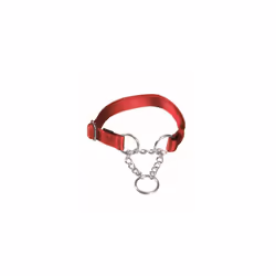 Trixie Premium Semi-choke Dog Collar, Medium/large, Red - Semichoke Collar - trixie premium red semichoke dog collar mediuml ...