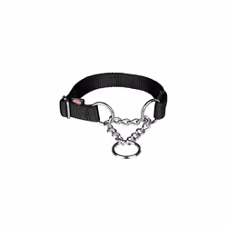 Trixie Premium Semi-choke Dog Collar, Large/x-large, Black - Semichoke Collar - trixie premium dog semichoke black collar la ...
