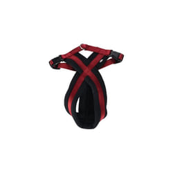 Trixie Premium Harness With Fleece Padding, XS To S, 30-40cm x 15 Mm, Red - Dog -  trixie harness premium dog fleece padding red touring padded soft