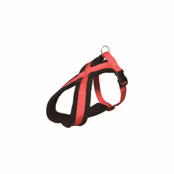 Trixie Premium Touring Dog Harness, 60 - 90cm x 25 Mm, Red - Harness Padded - harness trixie dog premium touring padded soft ...