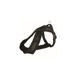Trixie 20421 Premium Harness L-xl 70-100 Cm/ 25mm Black - Dog Padded Touring -  harness trixie dog premium padded black touring soft fleece large