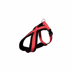 Trixie Premium Touring Dog Harness, 70 - 100cm x 25 Mm, Red - Harness Padded - trixie dog harness padded premium soft tourin ...
