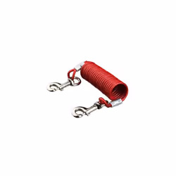 Trixie Coiled Cable Yard Chain, 5 M - Dog Tie Out 5 Spiral Red Garden 50kg Chain -  cable trixie dog tie out yard 5m spiral r ...
