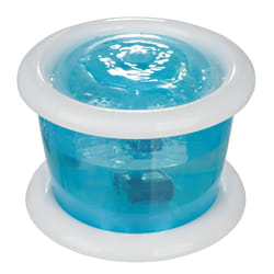TRIXIE Bubble Stream dog/cat feeder/waterer Plastic Blue, Transparent, White Universal Automatic pet waterer