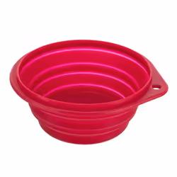 TRIXIE 25010, Dog, Silicone, Pet watering bowl, Monochromatic, 0.25 L, 11 cm
