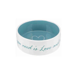Trixie "All You Need is Love & a Pet Dog" Ceramic Bowl - 1.4 L / 20 cm