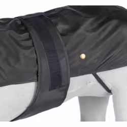 TRIXIE 30505 M Black Nylon Dog Coat