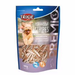 TRIXIE PREMIO Fish Rabbit Stripes, Adult, Rabbit, 100 g