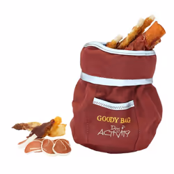 Trixie Dog Activity Walking Goody Treat Snack Bag w/ Clip, Polyester, Reflective