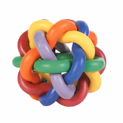 TRIXIE 32622, Dog, Ball, Multicolour, Rubber, Chewing, 10 cm