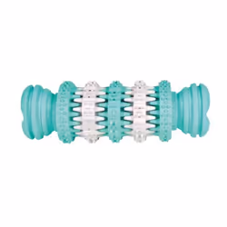 TRIXIE 32943, Dog, Bone, Turquoise, White, Rubber, Chewing, 110 mm
