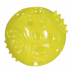 TRIXIE Flashing Ball, Dog, Ball, Multicolour, Thermoplastic Rubber (TPR), 6 cm