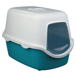 TRIXIE 40275 dog / cat litter box Hooded litter box Blue, White