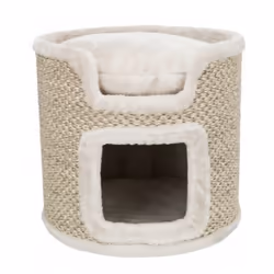 TRIXIE 44706, Cat scratching tower, Freestanding, Beige, Grey, Plush, Sisal, Hand wash