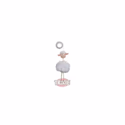 Sheep On An Elastic Band, Plush, 20cm - Trixie Band Cat Toy Plush Bell Pack 4 - trixie sheep band cat toy elastic plush bell ...