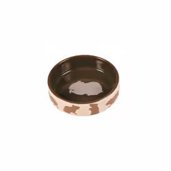 Ceramic Pet Food Bowl With Hamster Motif 80ml 8cm - Trixie Guinea Pig Rabbit - hamster ceramic bowl trixie guinea pig rabbit ...