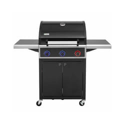 New Keansburg 3 Burner with Turbo Zone Barbecues - Stainless Steel - L63 x W136 x H114 cm - Black/Silver