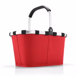 Reisenthel carrybag red, Shopping basket, Red, Aluminium, Polyester, Rubber, Monochromatic, 22 L, 480 mm