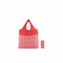 Reisenthel Mini Maxi Shopper, Pouch, Red, White, Polyester, Pattern, 20 L, 425 mm