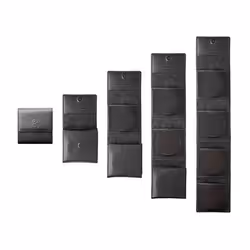 B&W Cases 1099028 camera filter case Black Leather Camera filter wallet case