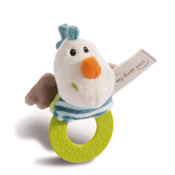 43706 Dragon Dragilu with Teether 12cm, for Newborns, Beige/Multi-Coloured