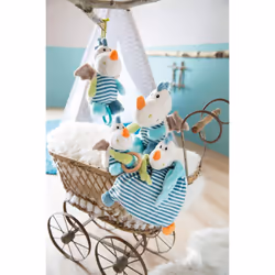 43706 Dragon Dragilu with Teether 12cm, for Newborns, Beige/Multi-Coloured