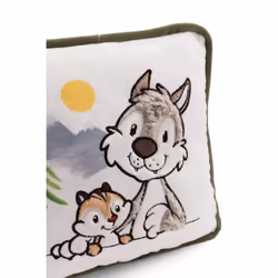 NICI Wolf Winny & Chipmunk Jojo Decorative cushion