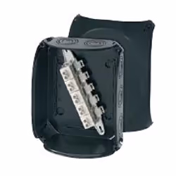 Hensel KF 2525 B, Polycarbonate (PC), Black, IP66, IP67, IP69, 205 mm, 112 mm, 255 mm