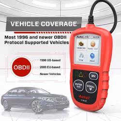 Autel AutoLink AL319 Universal OBD2 Reader Car Diagnostic Scanner Tool Vehicle Engine Fault Code Reader