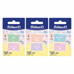 Pelikan 606196, Plastic, Assorted colours, Blister, 2 pc(s)