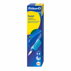 Pelikan Twist, Blue, Cartridge filling system, Blue, Ambidextrous, 1 pc(s)