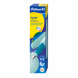 Pelikan Twist, Mint colour, Cartridge filling system, Blue, Ambidextrous, 1 pc(s)