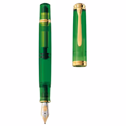 Pelikan Souverän 800 Green Demonstrator fountain pen Cartridge filling system Gold, Green 1 pc(s)