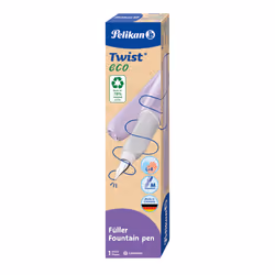 Pelikan 822237, Lavender, Cartridge filling system, Assorted colours, Round nib, Medium, Ambidextrous