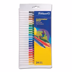Pelikan C302/24, Beige, Black, Blue, Brown, Cyan, Green, Grey, Ivory, Light Cyan, Light magenta, Lilac, Magenta,..., Multicol ...