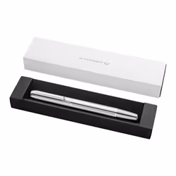 Pelikan Pura P40, Silver, Cartridge filling system, Aluminium, Stainless steel, Extra Fine, Ambidextrous
