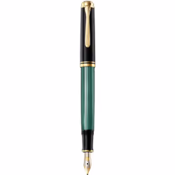 Pelikan M400 fountain pen Built-in filling system Black, Gold, Green 1 pc(s)