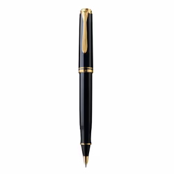 Pelikan Souverän R400, Clip-on retractable pen, Black, Gold, Black, Ambidextrous, 1 pc(s), Germany