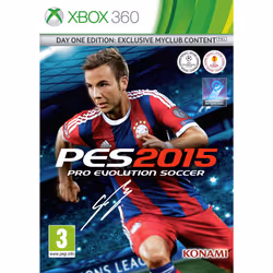 Konami Pro Evolution Soccer 2015 - Day One Edition, Xbox 360, E (Everyone)