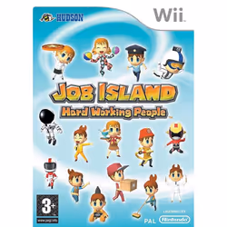 Job Island Hard Working People Nintendo Wii Game