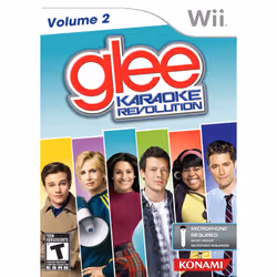 Konami Karaoke Revolution - Glee Vol.2, Wii, Multiplayer mode, T (Teen), Physical media