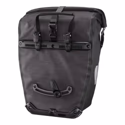 Ortlieb Unisex's Back-Roller Plus QL2.1 Bicycle Bag (1 Pair) Grey, 40 Litre, Black/Granit - Additional view 3