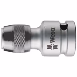 Wera Female Square 784 B/1 Quick-Release Chuck Adaptor 1/4"" x 3/8"" Drive 5042755001