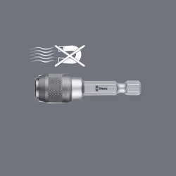 Wera 05053522001 Universal Bitholder 894/4/1 K-1/4x51mm, Silver