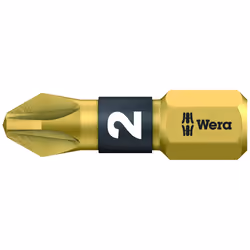 Wera Insert Bit - Carded Pack of 2 Pozidriv Tip Pz 2 25mm