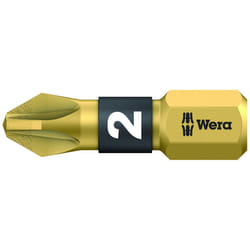 Wera Insert Bit - Carded Pack of 2 Pozidriv Tip Pz 2 25mm